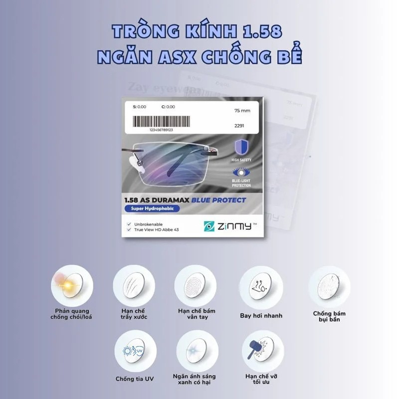 Zinmy Blue Protect 1.58