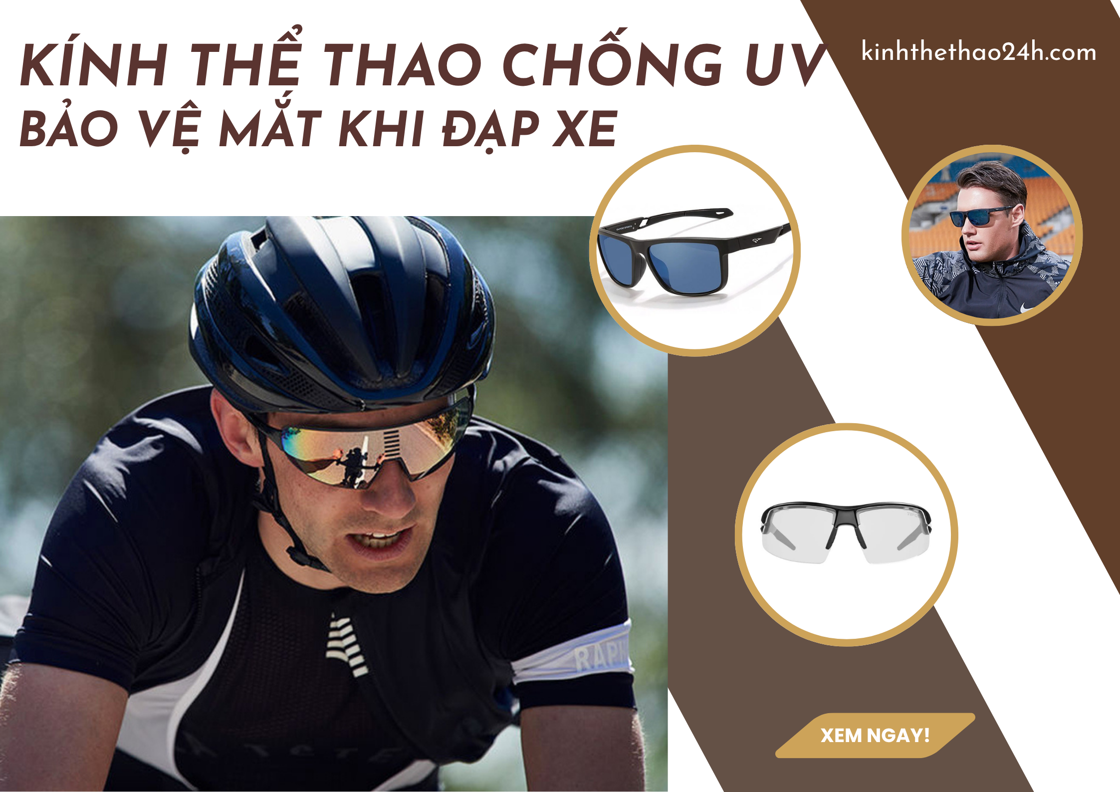 Bảo Vệ Mắt Khi Đạp Xe: Vai Trò Của Kính Thể Thao Chống UV 11 Kính thể thao chống UV
