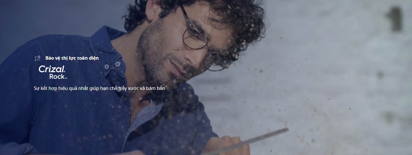 Essilor Crizal Rock Blue UV Capture