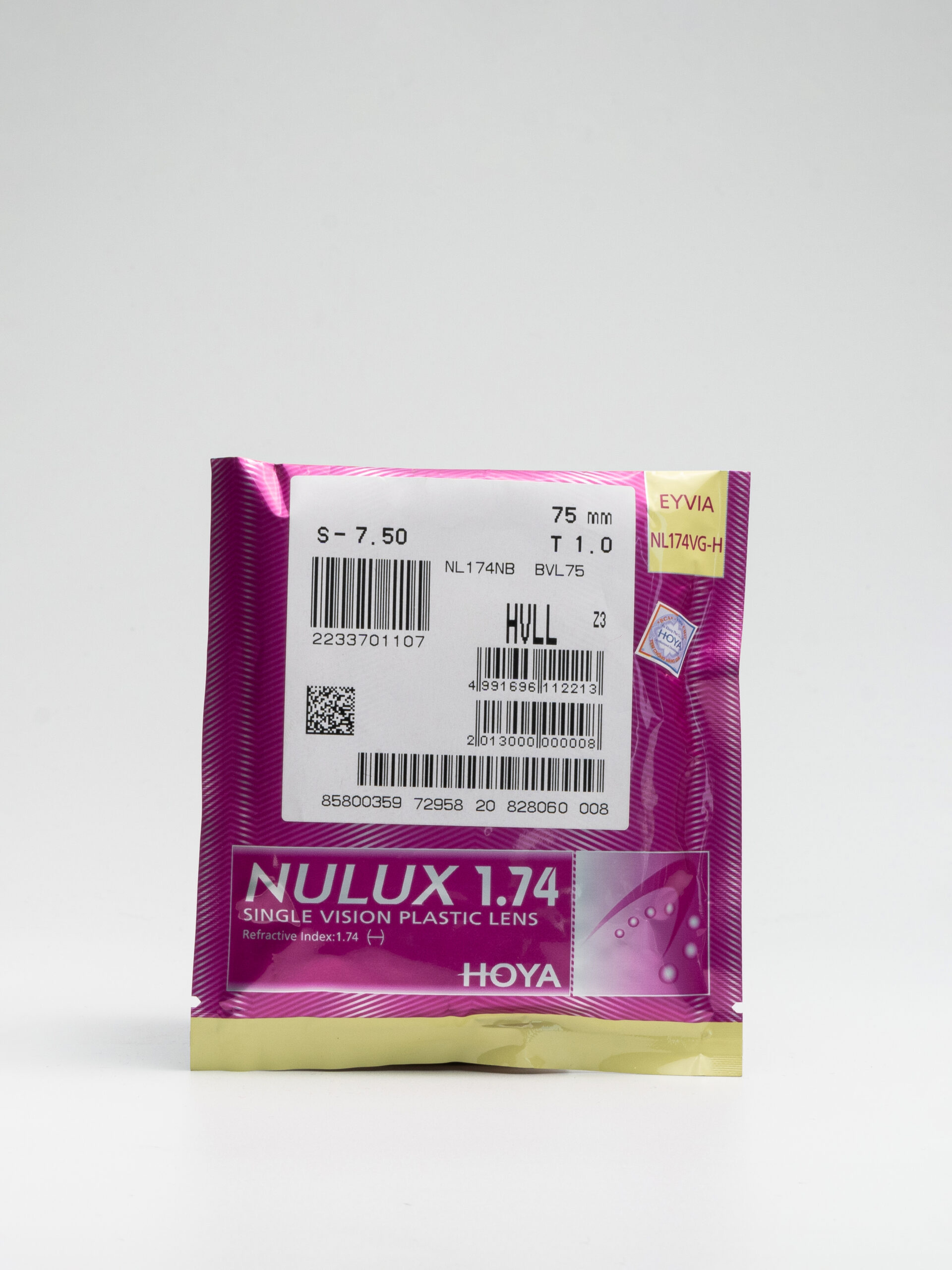 Hoya Nulux 1.74 HVLL