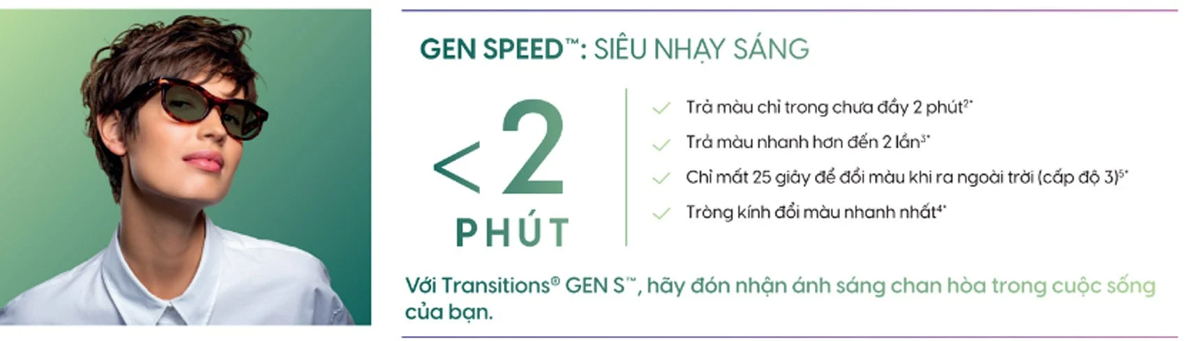 Essilor Transitions Gen S