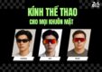 chọn kính thể thao cho khuôn mặt