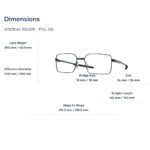 Oakley 0OX3062 – Foil sq Gọng Kính – Tem Chính Hãng Luxottica - Ảnh 3