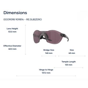 Oakley Re:subzero OO9098 Kính Mát Thể Thao – Tem Chính Hãng Luxottica