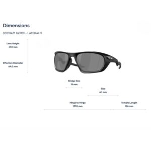 Sunglasses Oakley Lateralis 0OO9431 Kính Mát – Tem Chính Hãng Luxottic