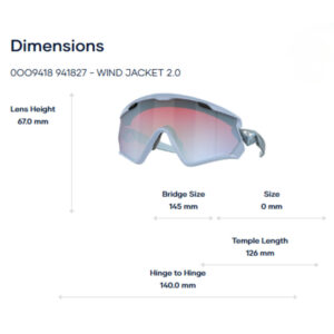 Kính Mát Thể Thao Oakley Wind jacket 2.0 OO9418 – Tem Chính Hãng Luxottica