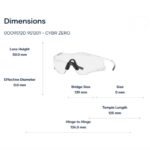 Oakley Cybr Zero 0OO9512D Kính Mát Thể Thao không Gọng - Tem Chính Hãng Luxottica