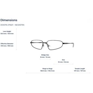 Gọng Kính Oakley Optical 0OX3116 Neoastra – Tem Chính Hãng Luxottica