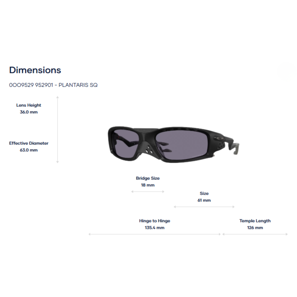 Kính Mát Thể Thao Oakley 0OO9529 Plantaris sq– Tem Chính Hãng Luxottica