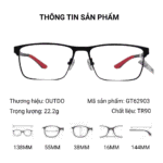 Outdo GT62903 Gọng Kính Thể Thao – Tem Chính Hãng 101