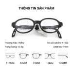 VICHIY K1002 Gọng Kính Oval Trẻ Em – Chính Hãng